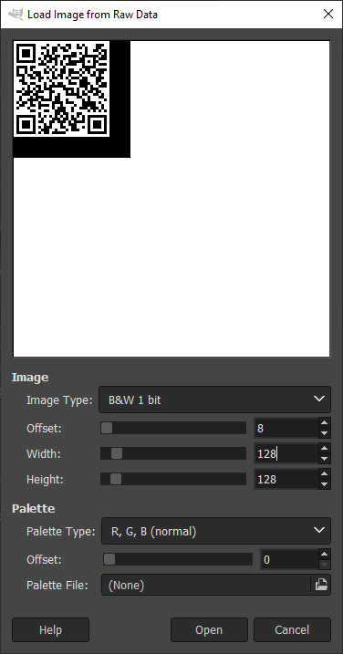 import file dialog
